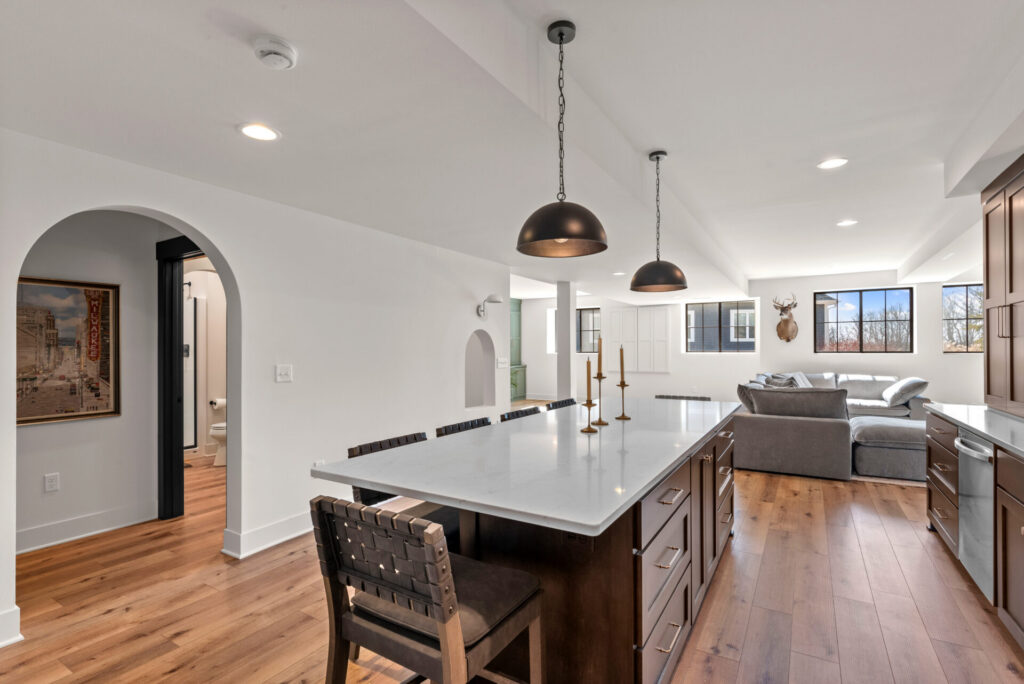 Custom basement bar remodeling project in Waukesha County