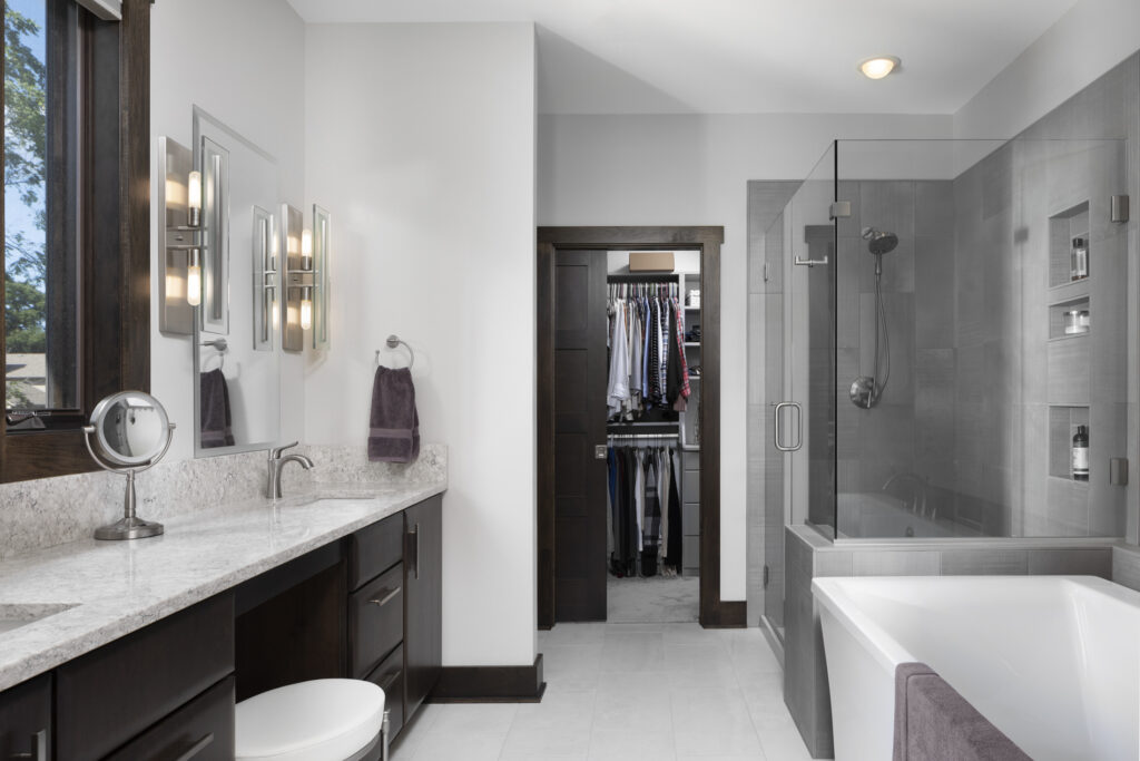 Bathroom remodeling project in Waukesha WI by Kurber Construction